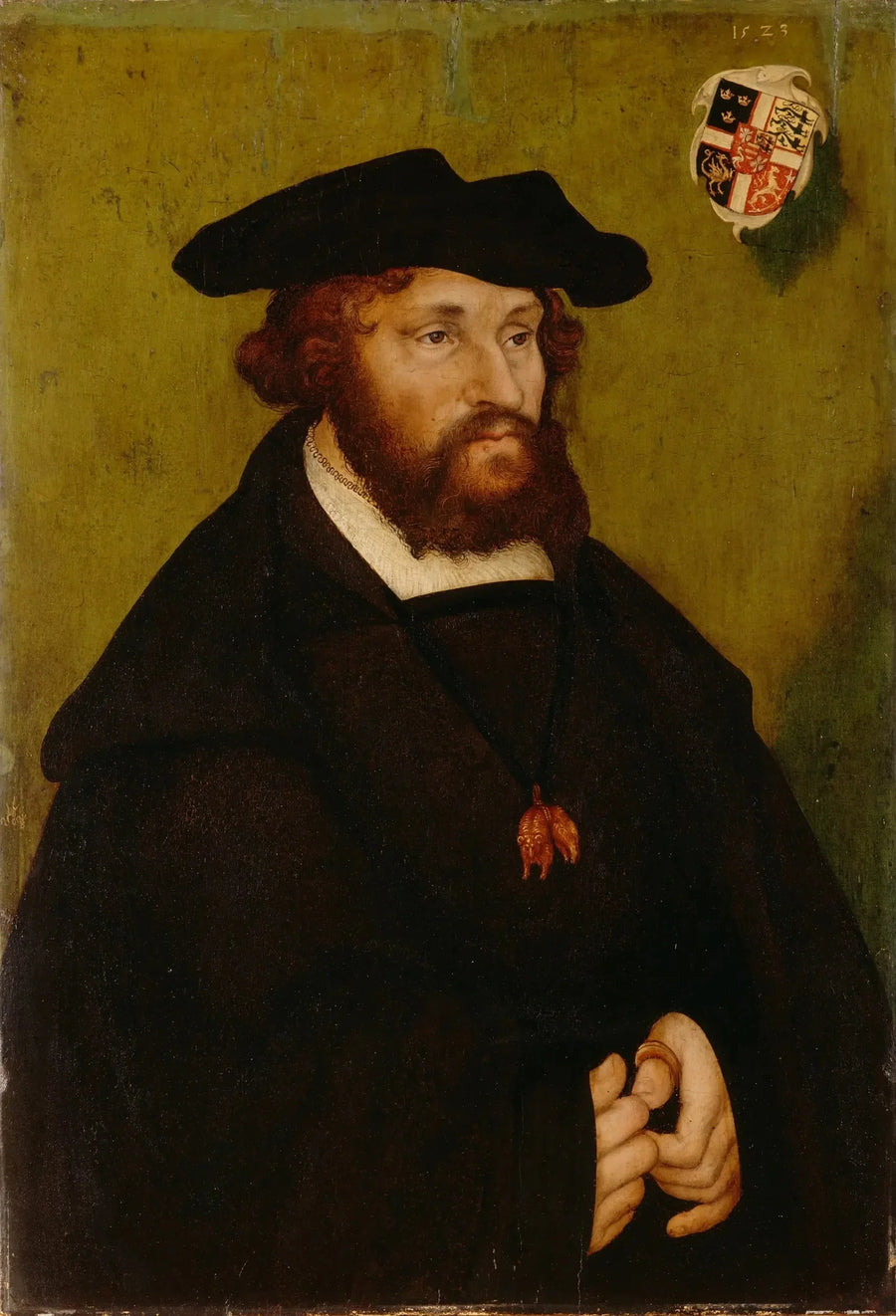 Portret króla Christiana II Danii - Lucas Cranach Starszy