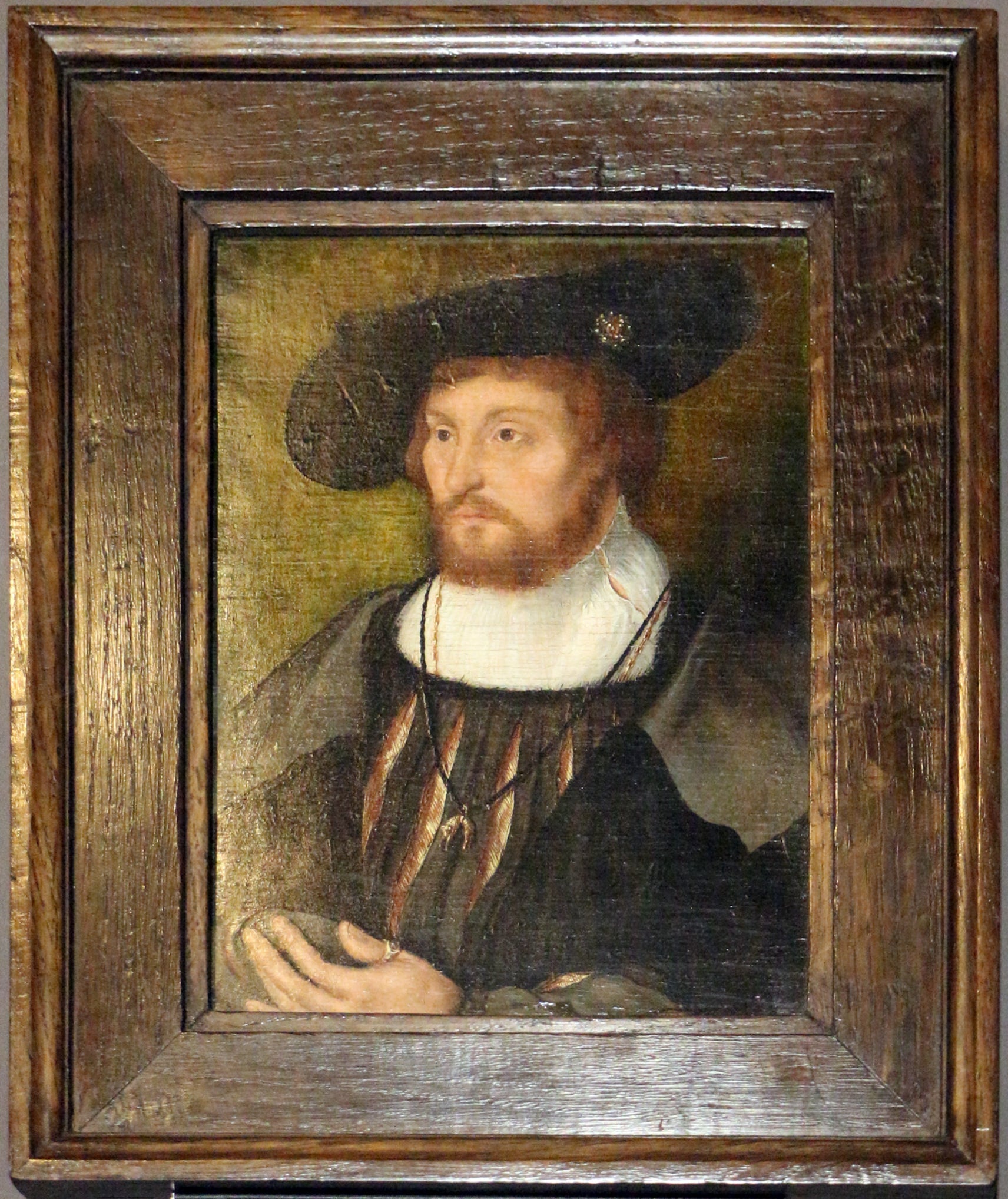 Portrait du roi Christian II de Danemark (1481-1559) - Joos van Cleve - Alpha Reproduction