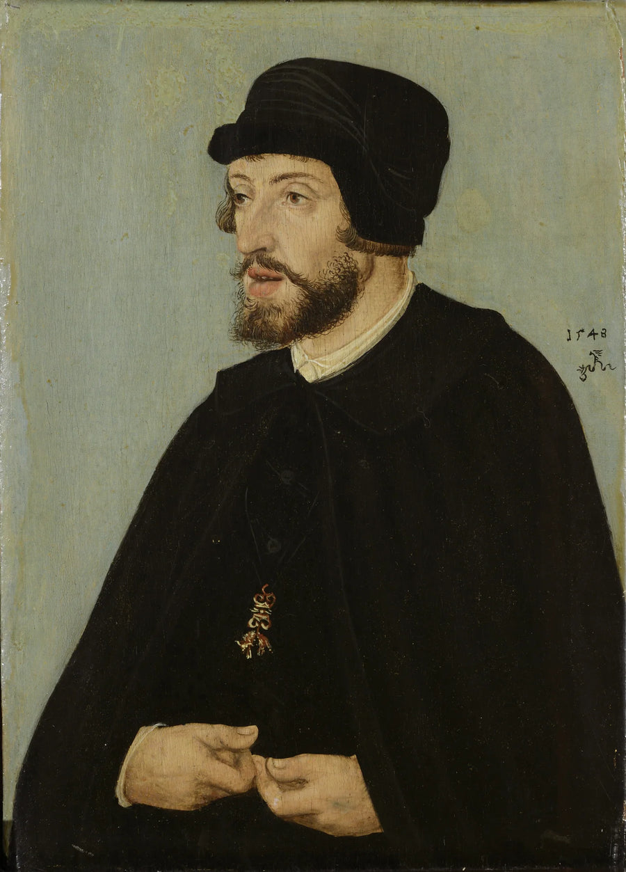 Portret króla Ferdynanda I. - Lucas Cranach Starszy