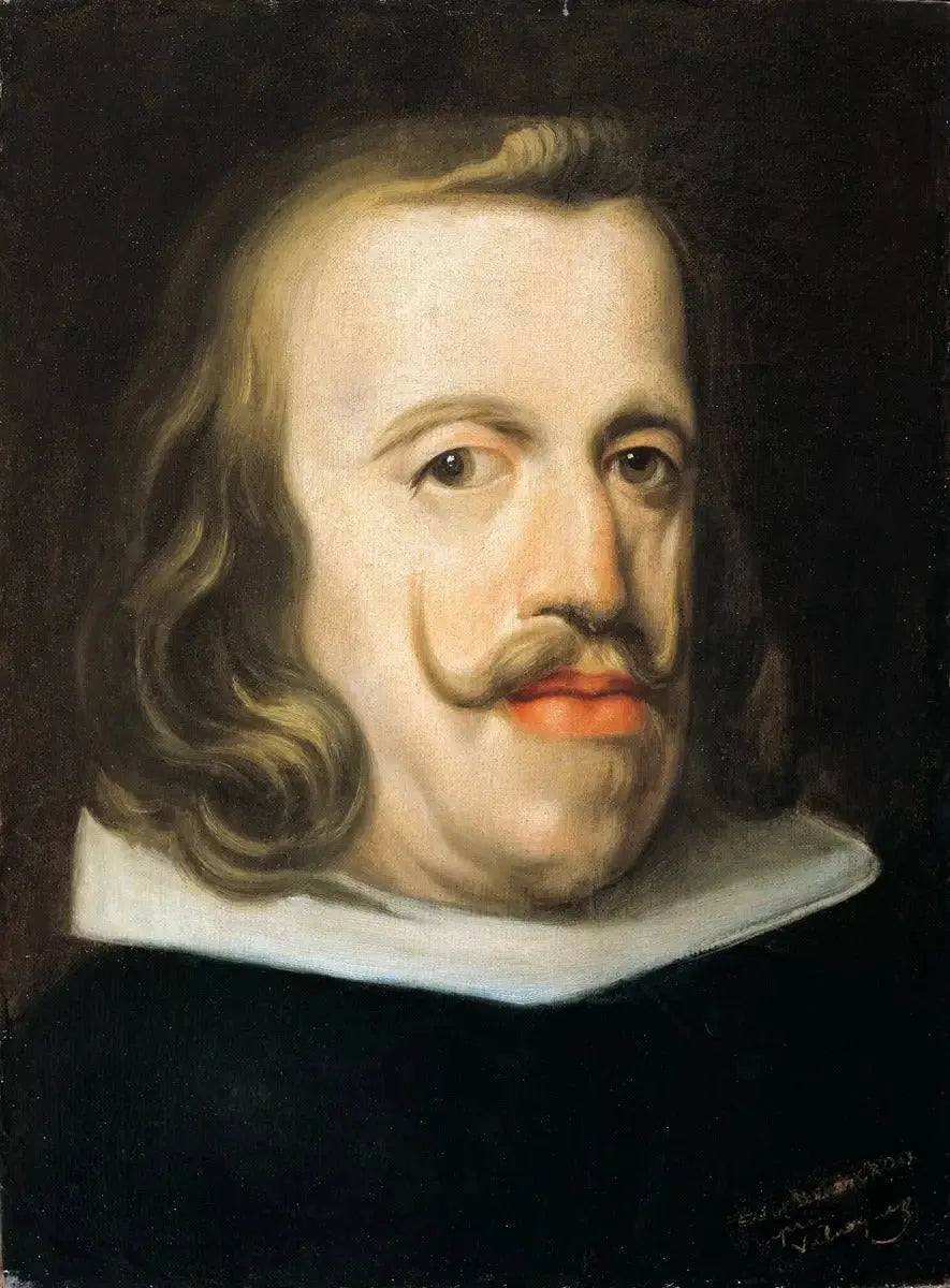 Portret króla Filipa IV Hiszpańskiego - Eugène Delacroix