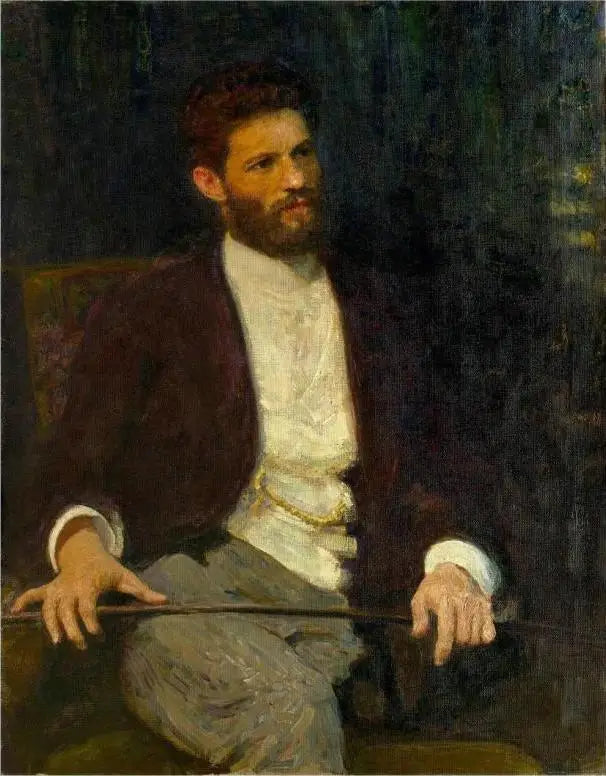 Portret rzeźbiarza Marka Matveevicha Antokolskiego. - Ilya Repin