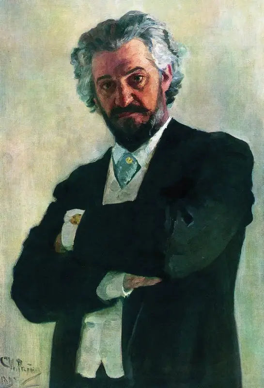 Portret wiolonczelisty Aleksander Wierzbiłłowicz - Ilya Repin