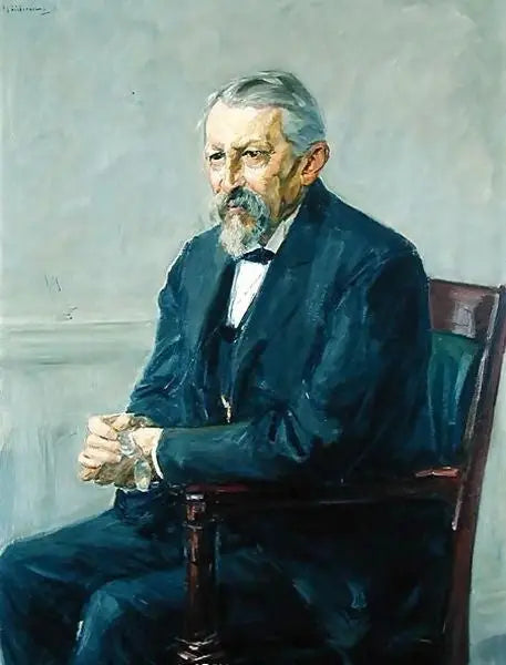Portret zoologa Hermanna Strebela - Max Liebermann
