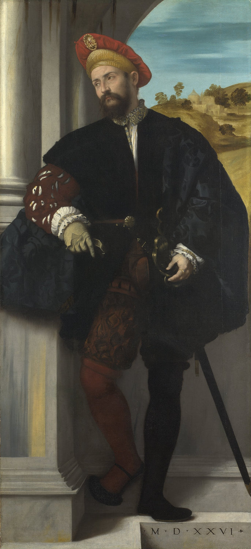 Portret szlachcica - Alessandro Bonvicino