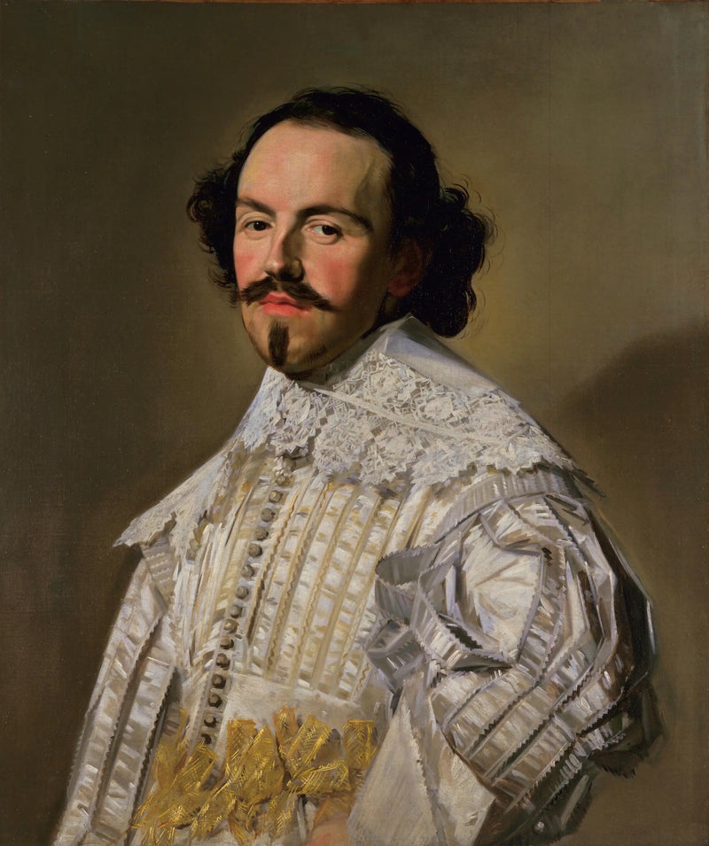 Portret szlachcica w bieli - Frans Hals