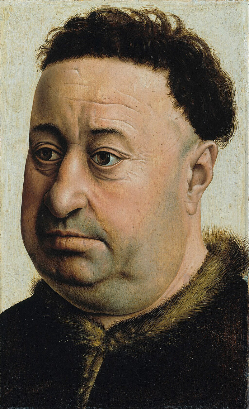 Portret mężczyzny otyłego - Robert Campin