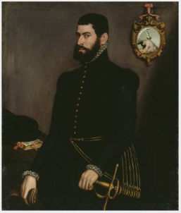 Portret nieznanego mężczyzny - Giovanni Battista Moroni