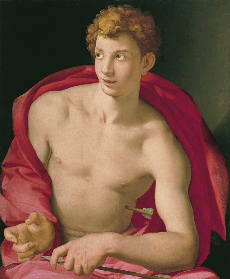Portret młodego mężczyzny w Saint-Sébastien - Bronzino
