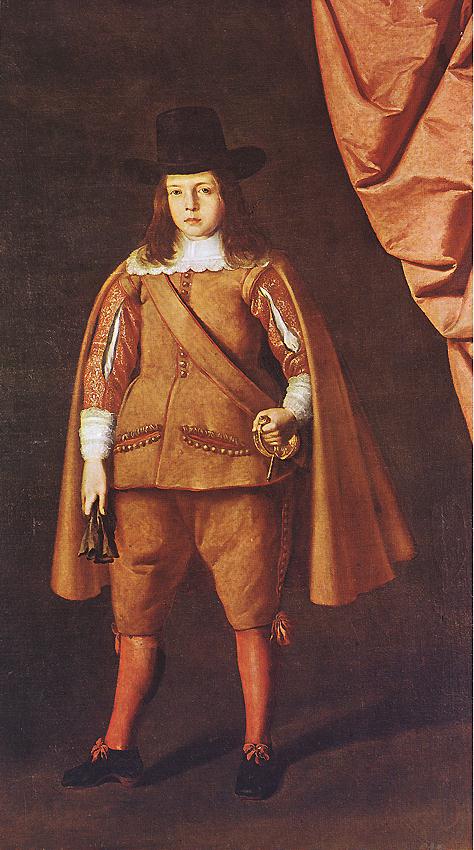 Portret młodego arystokraty (Juan Francisco de la Cerda Enríquez de Ribera, Marqués de Cogolludo) - Francisco de Zurbarán