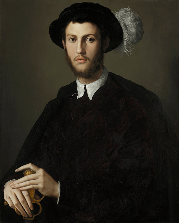 Portret młodego mężczyzny - Bronzino