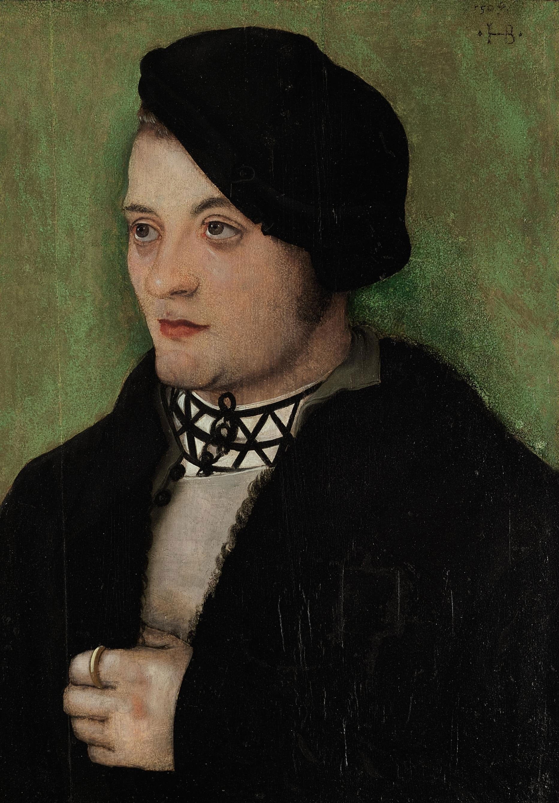Portrait d’un jeune homme - Hans Baldung Grien - Alpha Reproduction
