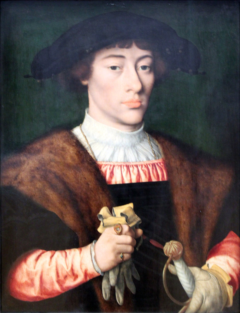 Portret młodego mężczyzny - Joos van Cleve