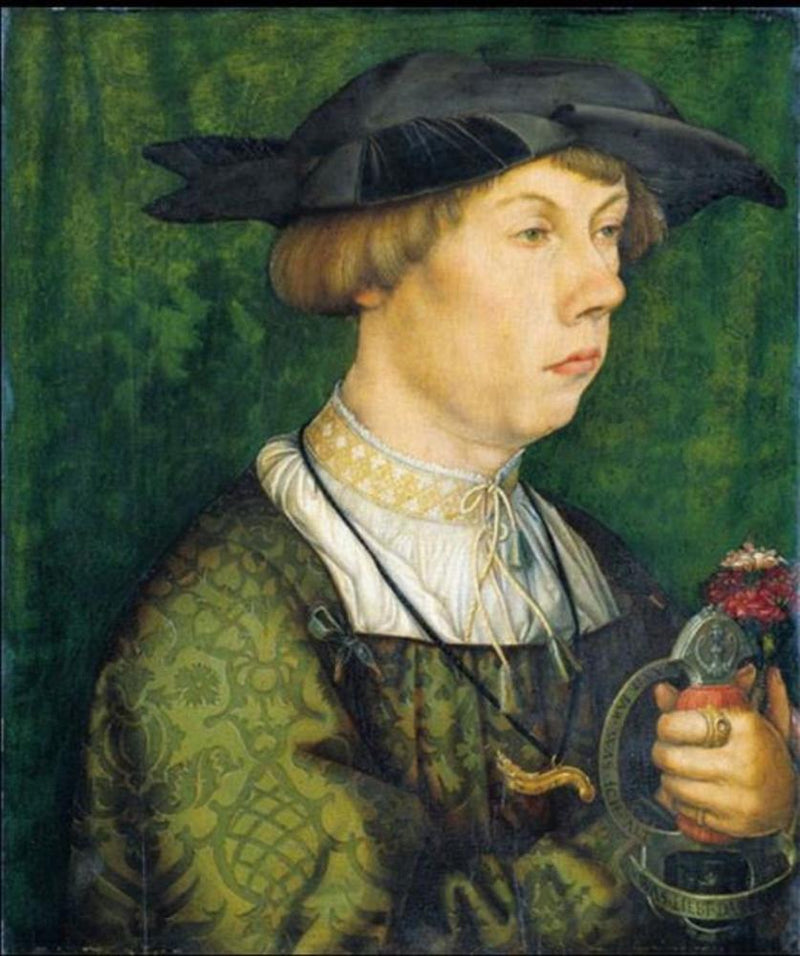 Portret członka rodziny Weiss z Augsburga - Hans Holbein Starszy