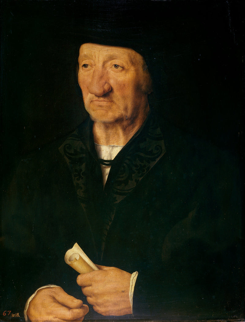 Portret starszego mężczyzny - Joos van Cleve