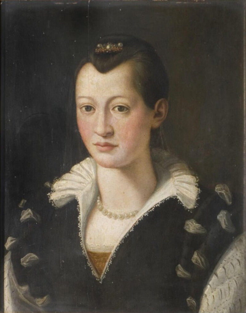 Portret damy w czarnej sukni - Bronzino
