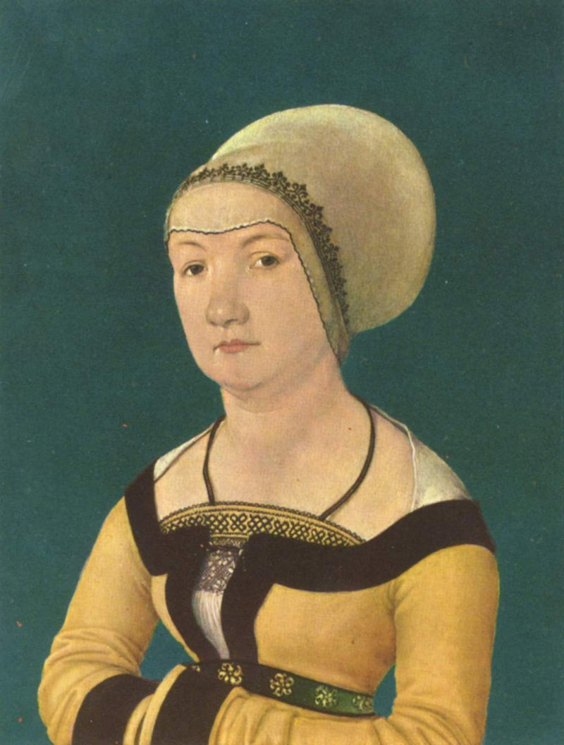 Portret kobiety w wieku 34 lat - Hans Holbein starszy