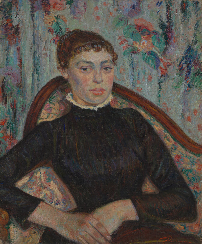 Portret młodej kobiety - Armand Guillaumin