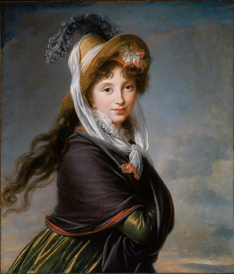 Portret młodej kobiety. - Élisabeth Vigée Le Brun