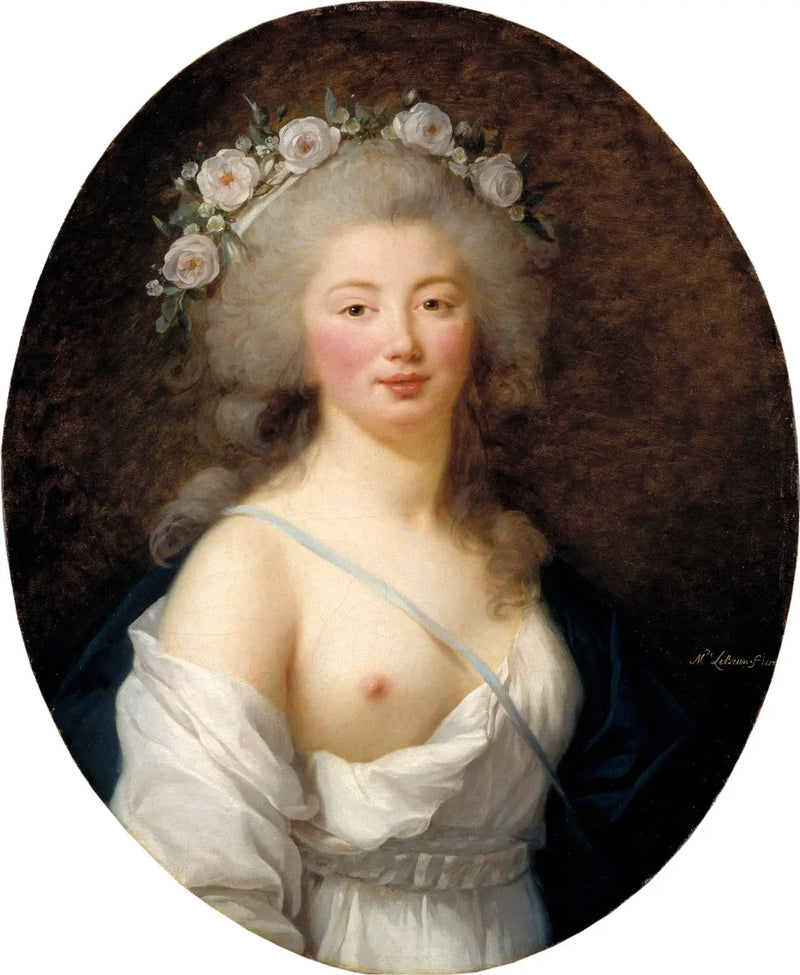 Portret młodej kobiety w Flore - Élisabeth Vigée Le Brun