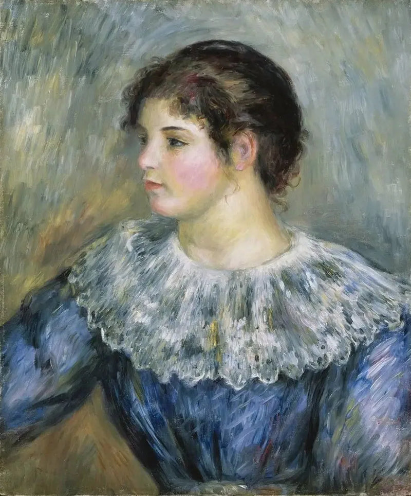 Popiersie młodej dziewczyny - Pierre-Auguste Renoir