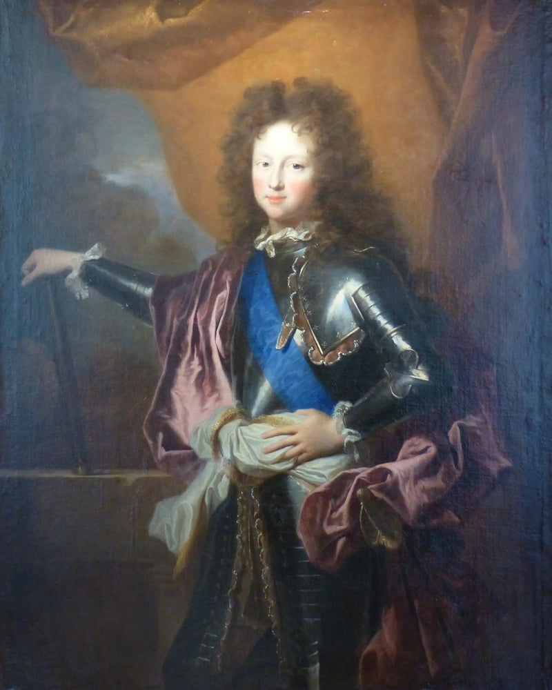Portret w półpostaci Filipa z Francji (księcia Chartres) - Hyacinthe Rigaud