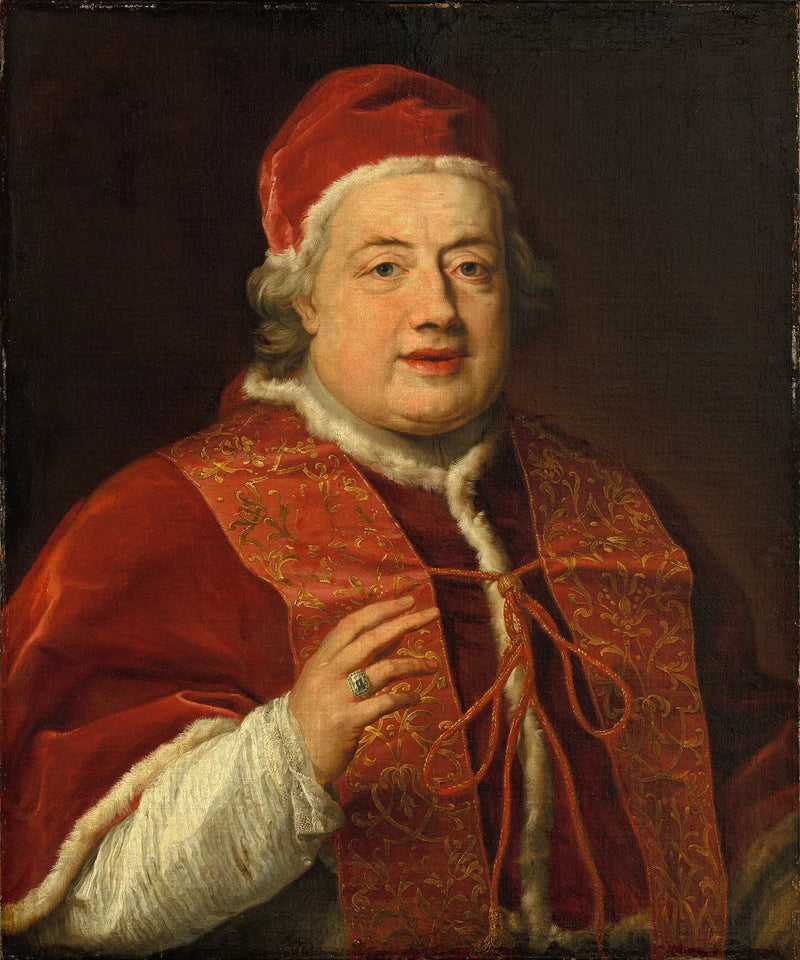 Portret w półpostaci papieża Klemensa XIII - Pompeo Batoni