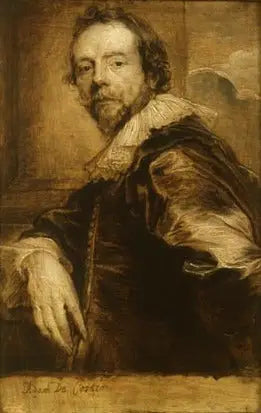 portret w szarościach autorstwa Anthony Van Dyck - Antoine van Dyck