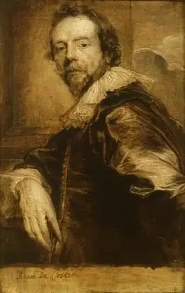 portret w szarościach autorstwa Anthony Van Dyck - Antoine van Dyck
