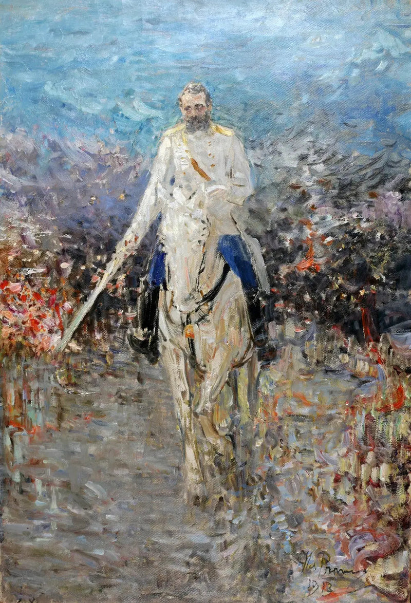 Portret konny Aleksandra II - Ilya Repin