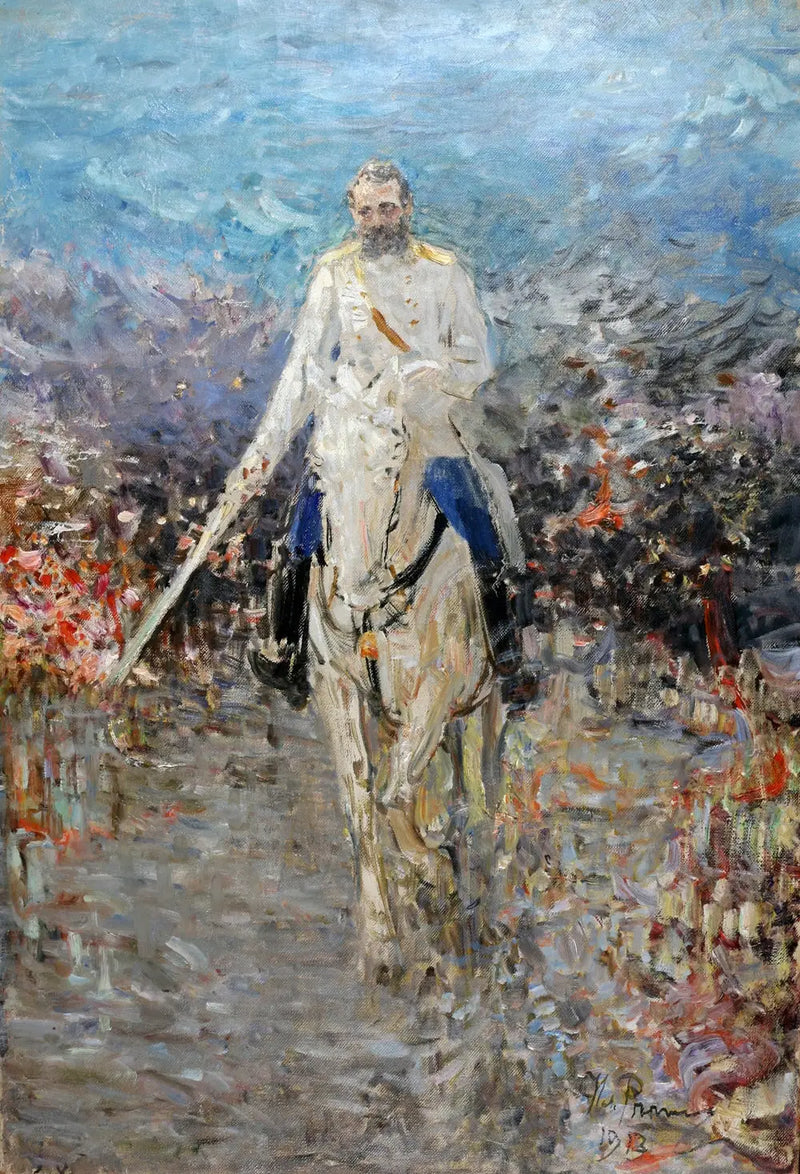 Portret konny Aleksandra II - Ilya Repin