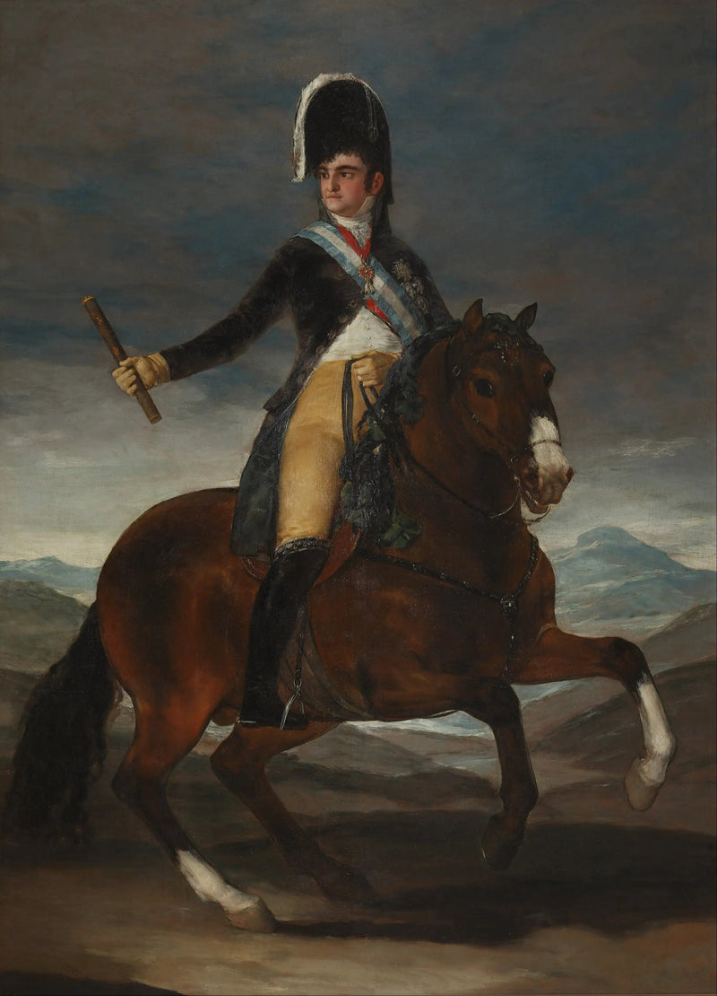 Portret konny Ferdynanda VII - Francisco de Goya
