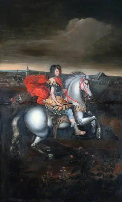 Portret jeździecki Ludwika XIV - Pierre Mignard