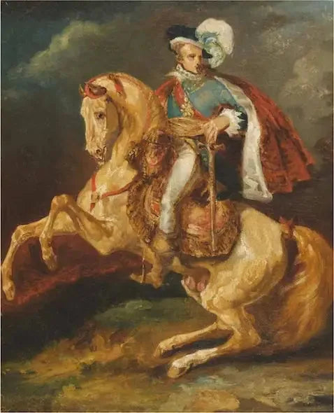 Portret jeździecki Jego Królewskiej Mości króla Westfalii, Jérôme Bonaparte - Théodore Géricault