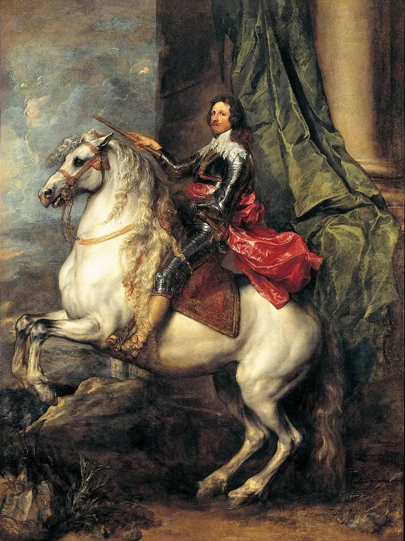 portret jeździecki Thomasa de Savoie-Carignan - Antoine van Dyck