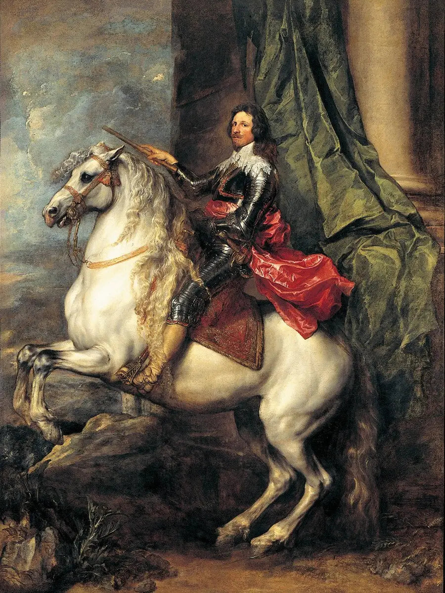 portret jeździecki Thomasa de Savoie-Carignan - Antoine van Dyck