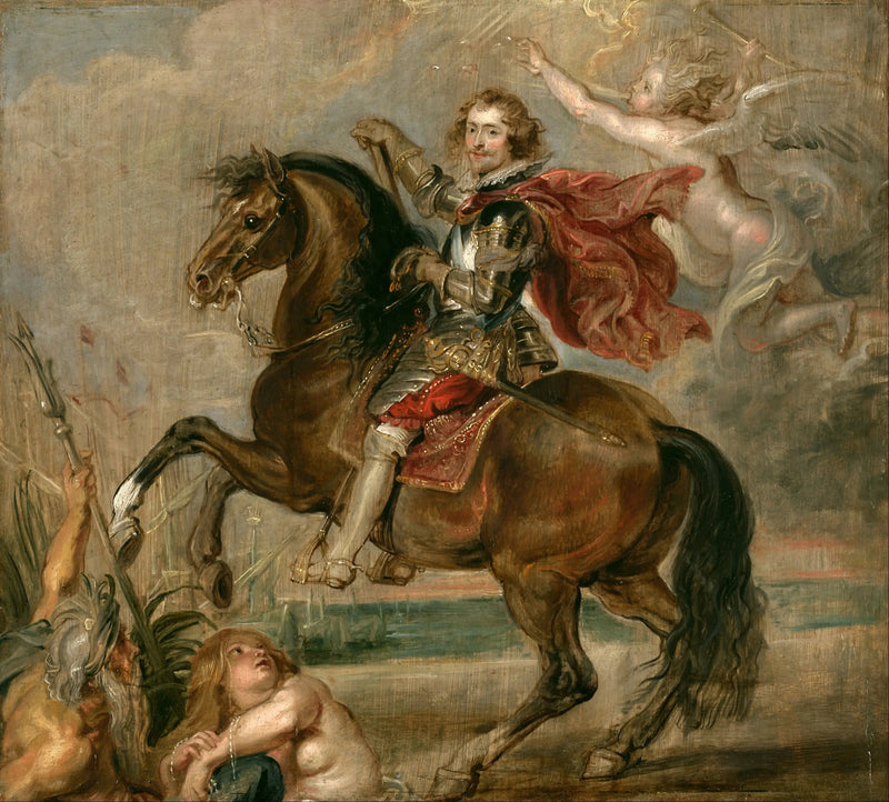 Portret jeździecki księcia Buckingham - Peter Paul Rubens