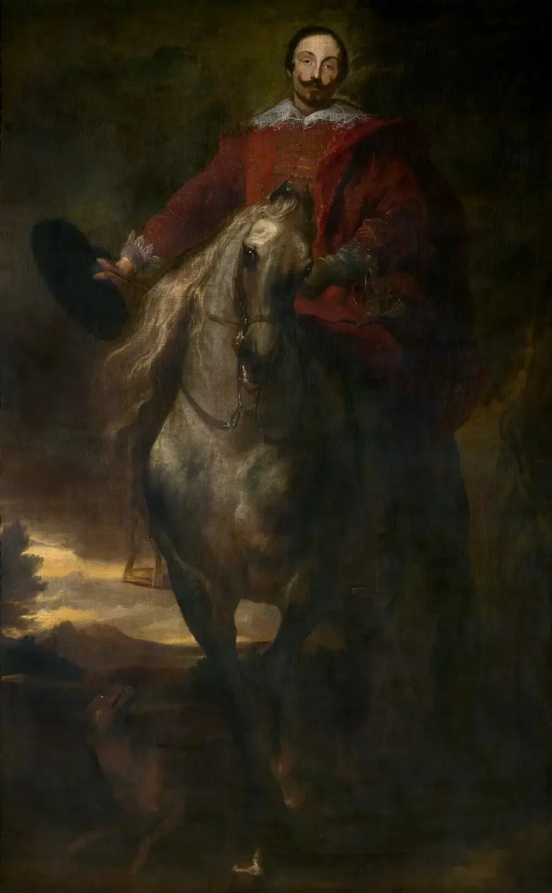 Portret jeździecki malarza Cornelis de Wael - Antoine van Dyck