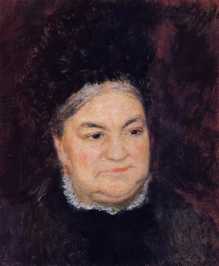 Portret starszej kobiety (Pani Le Cœur) - Pierre-Auguste Renoir