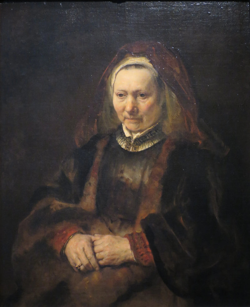 Portret starszej kobiety - Rembrandt