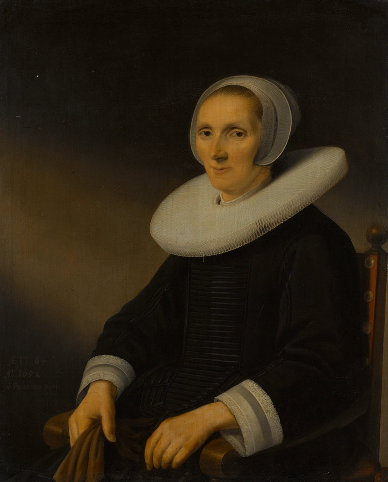 Portrait de femme, probablement Jacobmina de Grebber (? -1666) - Antonie Palamedesz