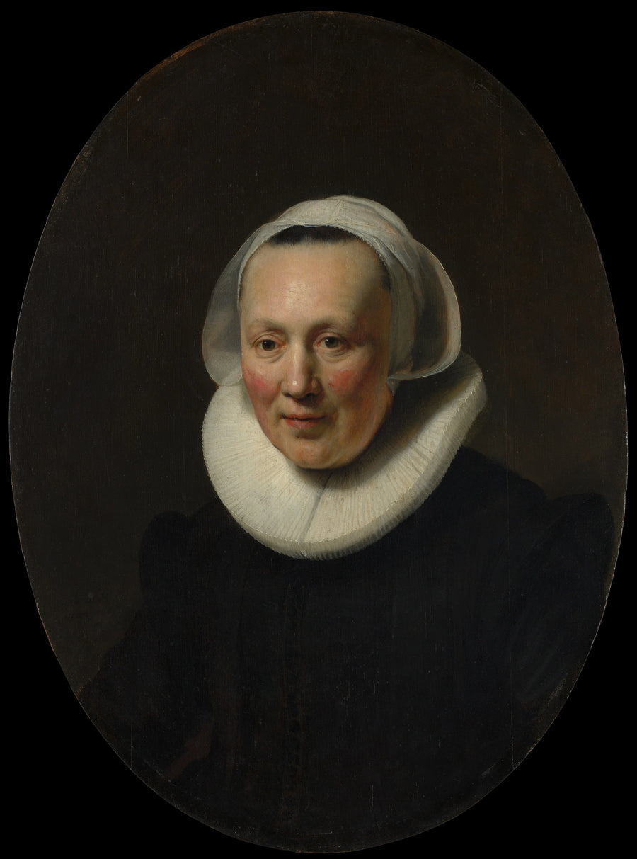 Portret młodej kobiety. - Rembrandt