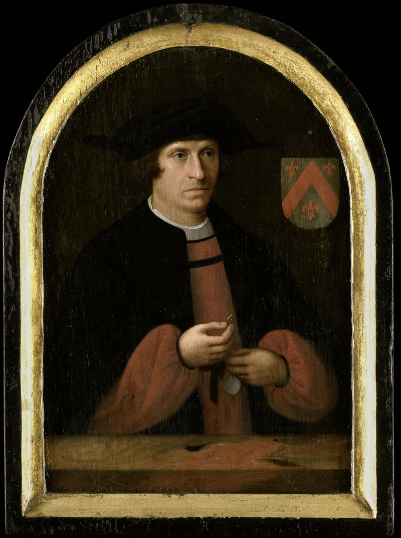 Portrait de Frans Overrijn van Schoterbosch (né vers 1484) - Cornelis Engelsz.