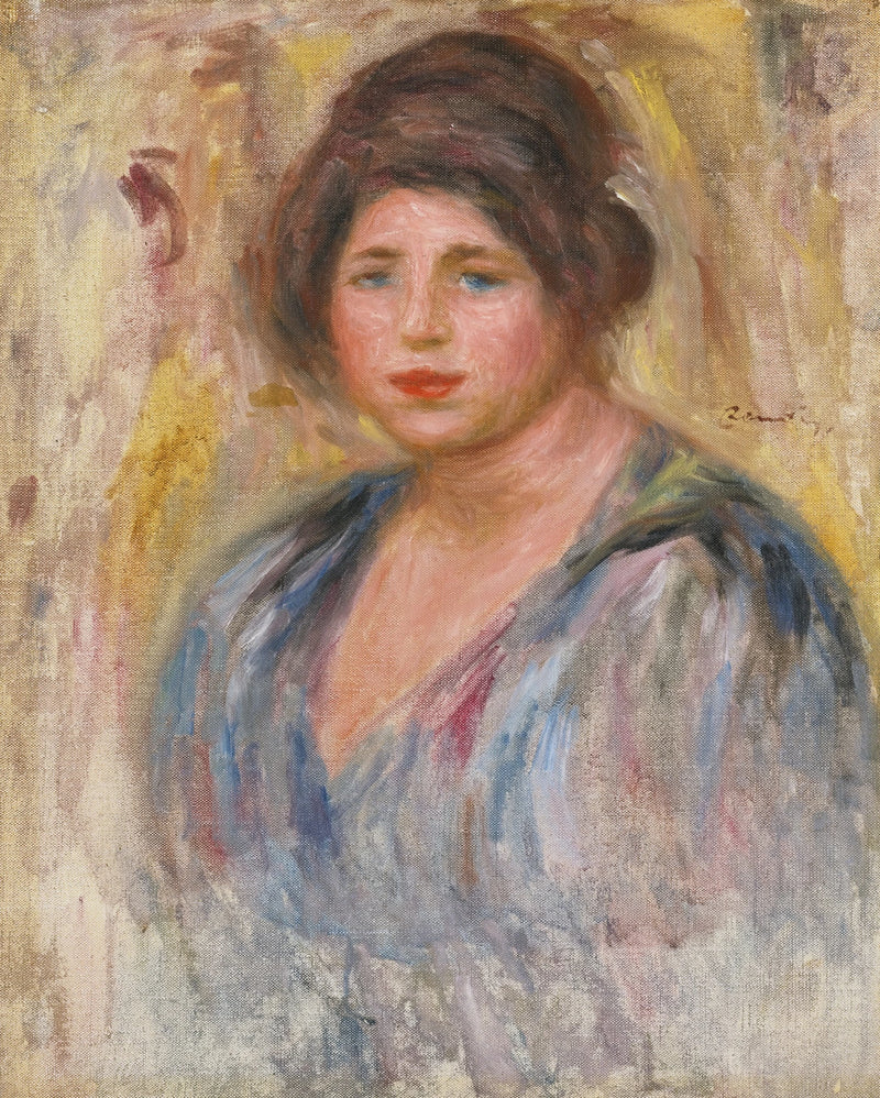 Portret kobiety (Gabrielle Renard) - Pierre-Auguste Renoir