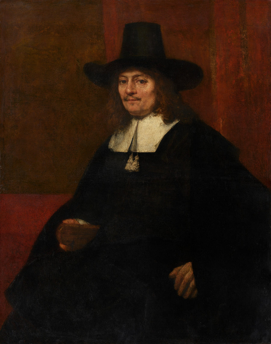Portret mężczyzny w cylindrze - Rembrandt