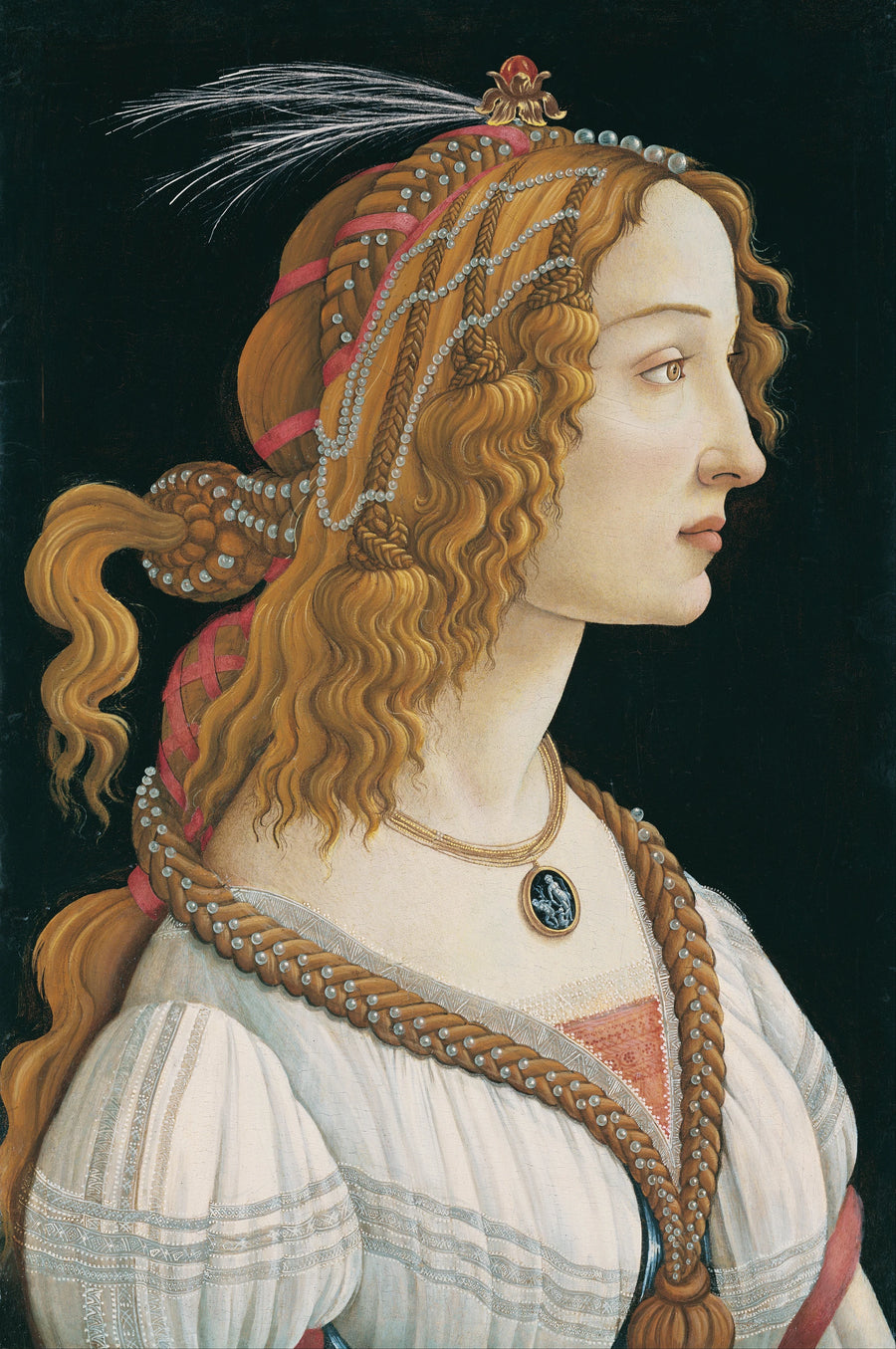 Portret Simonetty Vespucci - Sandro Botticelli