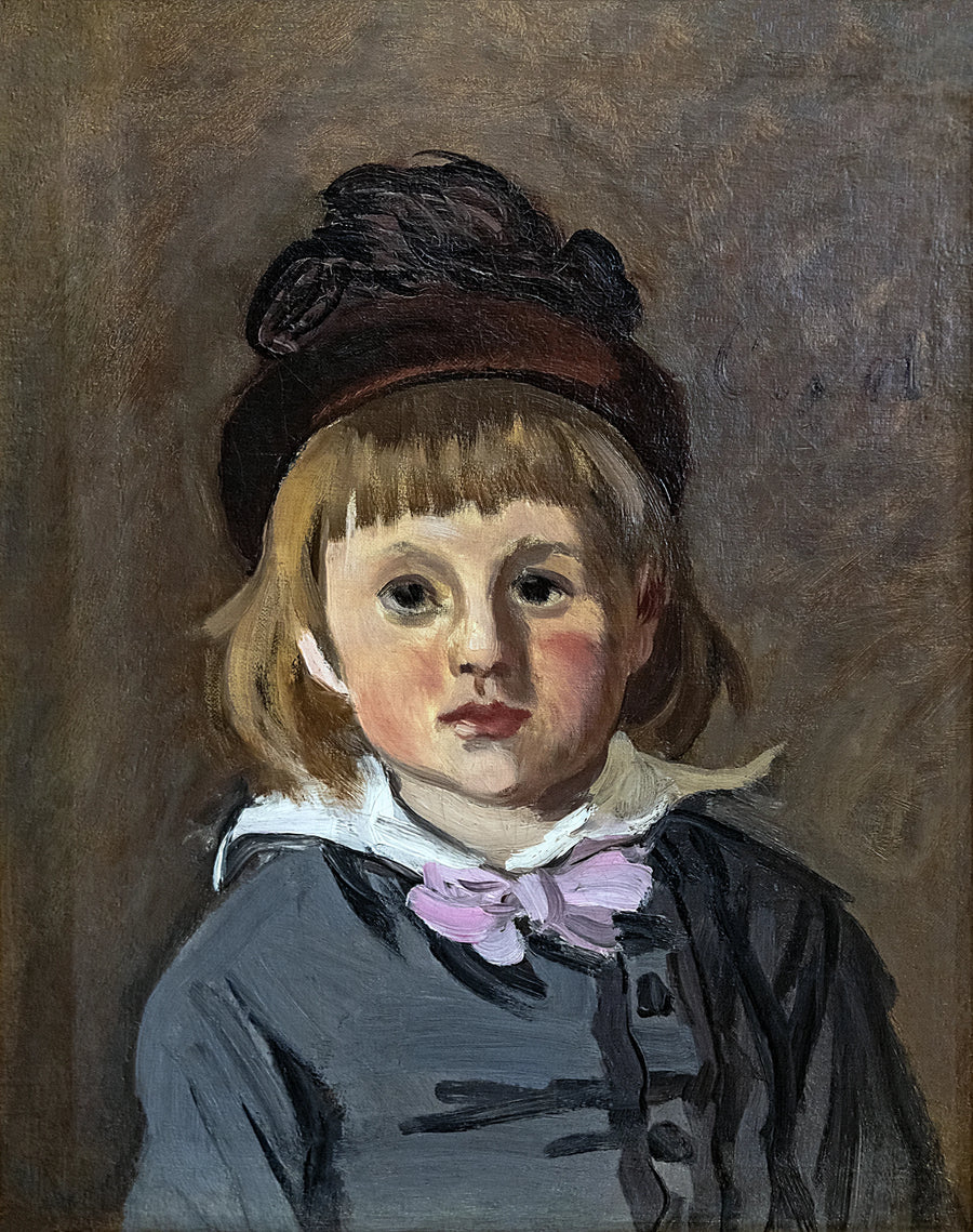 Portret Jeana Moneta w pomponowej czapce W142 - Claude Monet