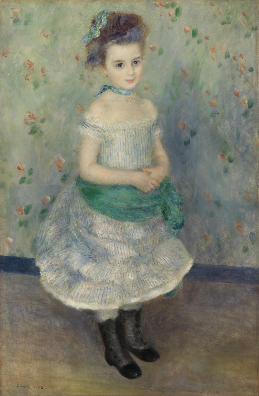 Portret Jeanne Durand-Ruel (Portret panny J.) - Pierre-Auguste Renoir