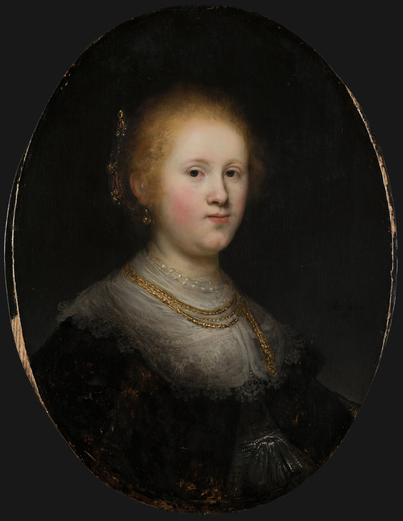 Portret młodej kobiety - Rembrandt