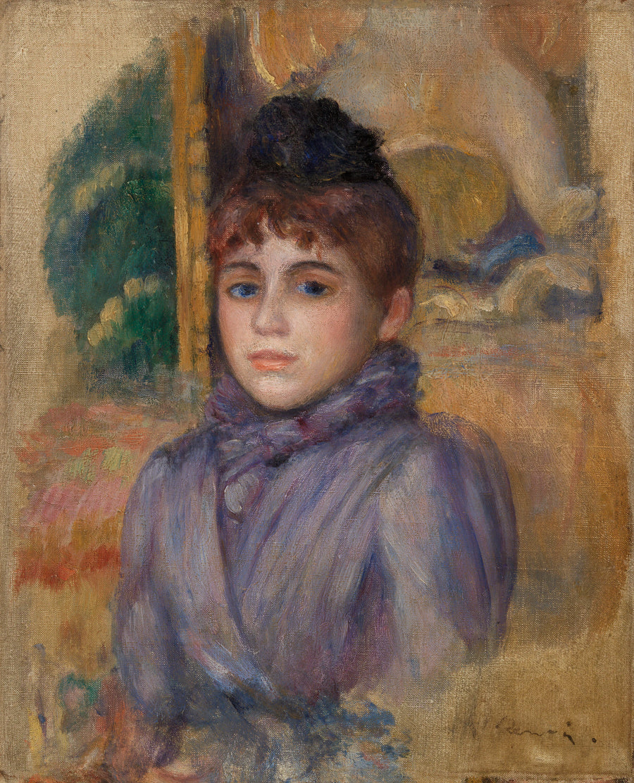 Portret młodej kobiety - Pierre-Auguste Renoir