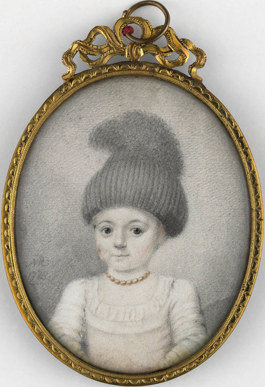Portrait d'une jeune fille avec un « chapeau d'automne » - Joseph Marinkelle